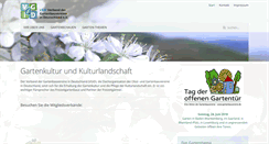 Desktop Screenshot of gartenbauvereine.de